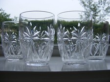 Cut crystal glass for sale  GLASTONBURY