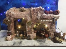 Presepe artigianale 46x25x24 usato  Melzo