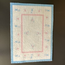 Tapete de área impresso miniatura alfabeto brinquedos berçário casa de bonecas 5 x 7 WN1075 comprar usado  Enviando para Brazil