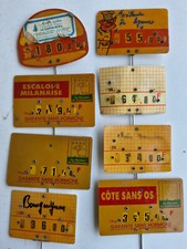 Lot étiquettes boucherie d'occasion  Vesoul