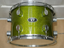 PDP by DW 12" X7 SERIES TOM em LIME GREEN SPARKLE para SEU CONJUNTO DE BATERIA! K802, usado comprar usado  Enviando para Brazil