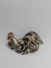 Broche coq metal d'occasion  Lodève