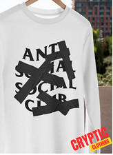 Camiseta presente adulto anti-social masculina feminina clube social cancelada novamente P-3XL comprar usado  Enviando para Brazil