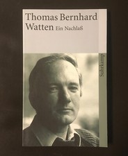 Thomas bernhard watten gebraucht kaufen  Berlin
