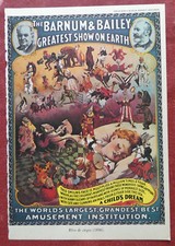 Facsimile poster barnum d'occasion  Expédié en Belgium