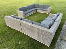 Large rattan corner for sale  WIMBORNE