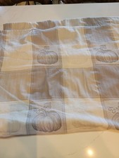 Pumpkin cotton tablecloth for sale  Saint Elmo
