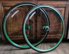 Alexrims R500 700c Fixie Bicicleta Bicicleta Alumínio Conjunto de Rodas Verde Flip Flop  comprar usado  Enviando para Brazil
