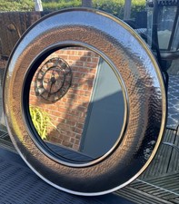 Round hammered metal for sale  PRESTON