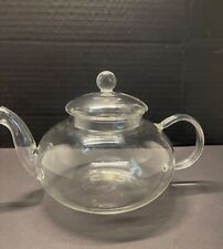 Clear glass teapot for sale  Grassflat