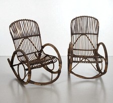 Sedia dondolo bambù usato  Gavirate