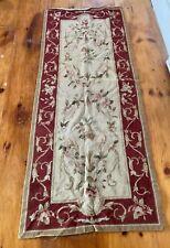 Floral needlepoint carpet for sale  Pepperell