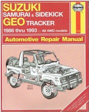 Suzuki samurai sidekick for sale  ALFRETON