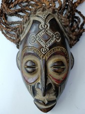 máscara de parede tribal africana de madeira de Angola comprar usado  Enviando para Brazil
