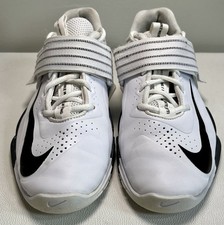 Tênis de halterofilismo Nike Romaleos 4 branco preto CV5708-100 masculino 6.5 / W 8 *LEIA comprar usado  Enviando para Brazil