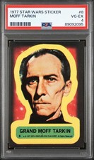 1977 Adesivo Star Wars Moff Tarkin #8 PSA 4 MUITO BOM ESTADO-EX   comprar usado  Enviando para Brazil