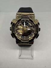 Casio G-SHOCK GM110G-1A9 estojo banhado a íon dourado pulseira de borracha preta, usado comprar usado  Enviando para Brazil