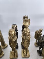 Messing schachfiguren ägyptis gebraucht kaufen  Würzburg