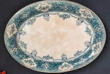 Floral blue oval for sale  LONDON