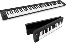 Teclado de piano electrónico portátil y plegable Pyle con 88 teclas estándar segunda mano  Embacar hacia Mexico