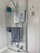 Curved shape shower for sale  PETERBOROUGH