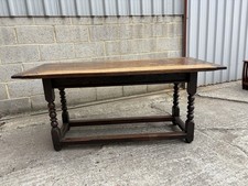 Antique oak refectory for sale  TONBRIDGE