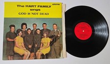 THE HART FAMILY Sings God Is Not Dead LP Vinyl RARE Gospel Album, usado comprar usado  Enviando para Brazil