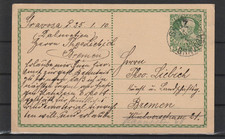 Austria Całostka Karta Gruz Gravosa do Bremy, 1910 #1093407 na sprzedaż  Wysyłka do Poland