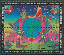 UNO New York 1992 Umweltkonferenz UNCED Gemälde Heile Welt 629/32 ZD postfrisch comprar usado UNO New York 1992 Umweltkonferenz UNCED Gemälde Heile Welt 629/32 ZD postfrisch comprar usado  Enviando para Brazil