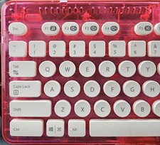Teclado sem fio raro Rock Candy rosa Palooza 904-005 sem dongle  comprar usado  Enviando para Brazil