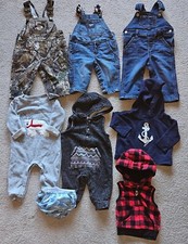 Lote de roupas masculinas tamanho 6M 6-12M 8 peças Ralph Lauren Bass Pro Shop Tahari Baby Gap outono comprar usado  Enviando para Brazil