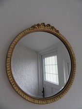 Vintage round mirror for sale  TIVERTON