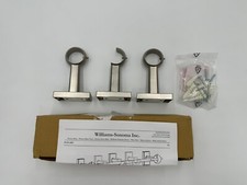 Kit de ferragens de montagem de suporte de cortina Williams Sonoma estanho barral simples comprar usado  Enviando para Brazil