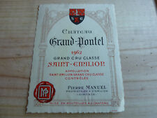 Etiquette chateau grand d'occasion Etiquette chateau grand d'occasion  Quimperlé
