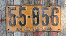 Missouri license plate for sale  Mountain Grove
