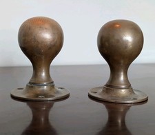 vintage brass door knobs for sale  WESTBURY