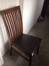 Wood pleather dining for sale Wood pleather dining for sale  CURRIE