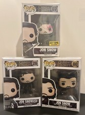 Funko Pop! Vinil: Game of Thrones - Jon Snow - Lote de 3 #07, #26 e #80 comprar usado  Enviando para Brazil
