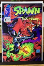 Spawn #1 1992 Image Comics-Assinado Todd McFarlane Raro Verde Sig-Alto Grau-com Certificado de Autenticidade comprar usado Spawn #1 1992 Image Comics-Assinado Todd McFarlane Raro Verde Sig-Alto Grau-com Certificado de Autenticidade comprar usado  Enviando para Brazil
