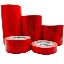 Red reflective tape for sale  EXETER