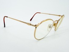 Armações de óculos vintage Giorgio Armani 132 ouro 743 49[]19-135 marrom L237, usado comprar usado  Enviando para Brazil