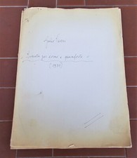 Spartito manoscritto giulio usato  Settimo Torinese
