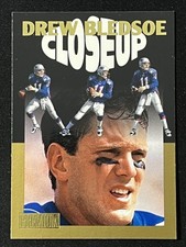 1997 SkyBox Premium #3 CU Drew Bledsoe Close Ups New England Patriots comprar usado  Enviando para Brazil