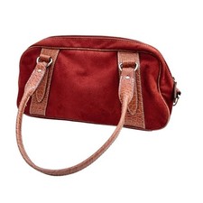 Bolsa de ombro Tommy Hilfiger laranja queimado camurça sintética acabamento crocodilo em relevo Y2K comprar usado  Enviando para Brazil