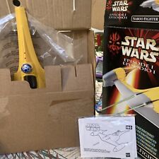 Star Wars Episódio 1 The Phantom Menace Electronic Naboo Fighter, 1998 com caixa, usado comprar usado  Enviando para Brazil