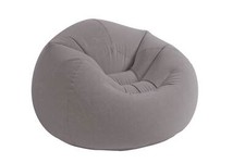 Cadeira espreguiçadeira inflável INTEX lounge sem feijão - Cinza (caixa aberta), usado comprar usado  Enviando para Brazil