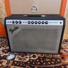 Vintage 1976 Fender Deluxe Reverb 1x12 Silverface EUA Combo Amplificador de Exportação Anos 70 comprar usado  Enviando para Brazil