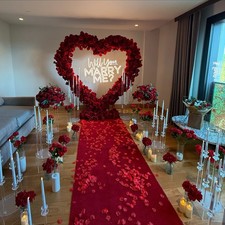 Propuesta Decoración Londres Floral Corazón Arco *CONTRATAR* Will You Marry Me Decoración segunda mano  Embacar hacia Mexico
