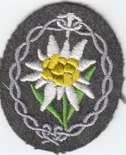 Edelweiss aufnäher wehrmacht gebraucht kaufen  Molbergen