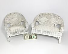 Vintage white wicker for sale  Prospect